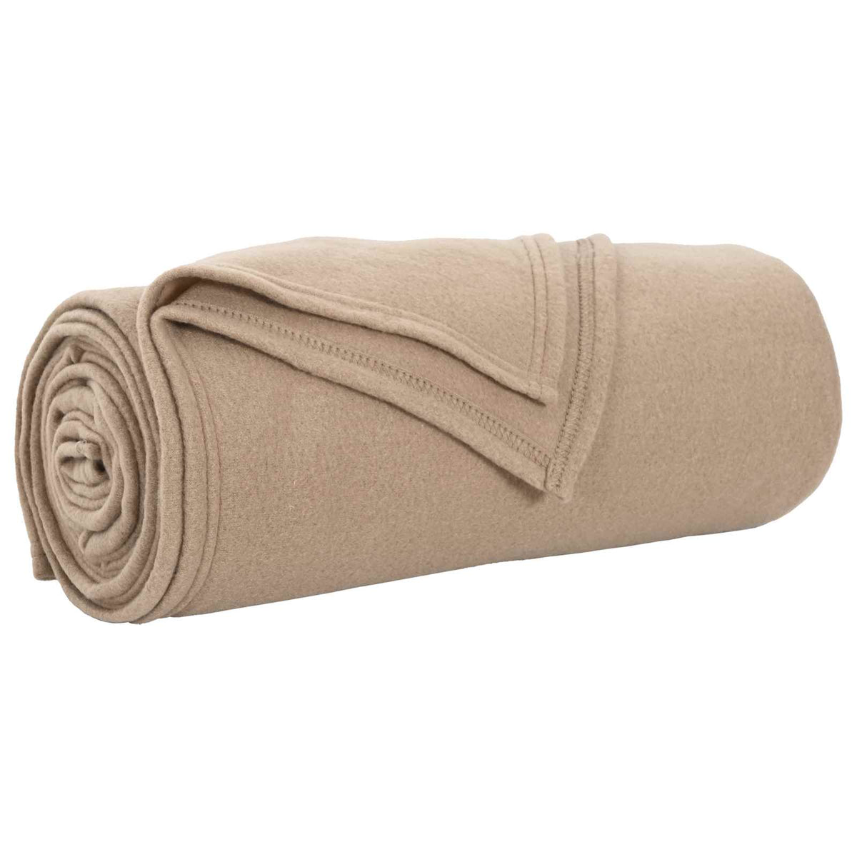 Vidaxl Überwurfdecke Kamel 170 x 130 cm Fleece