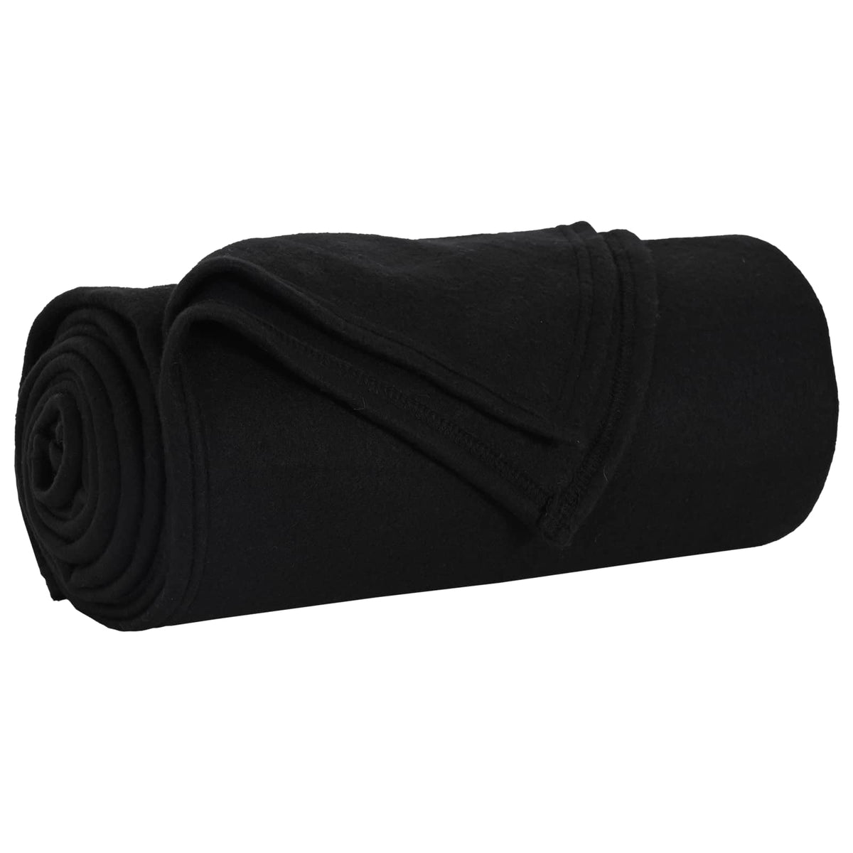 Vidaxx Überwurfdecke schwarz 240 x 220 cm Fleece
