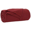 Vidaxx Überwurfdecke bordeauxrot 200 x 150 cm Fleece