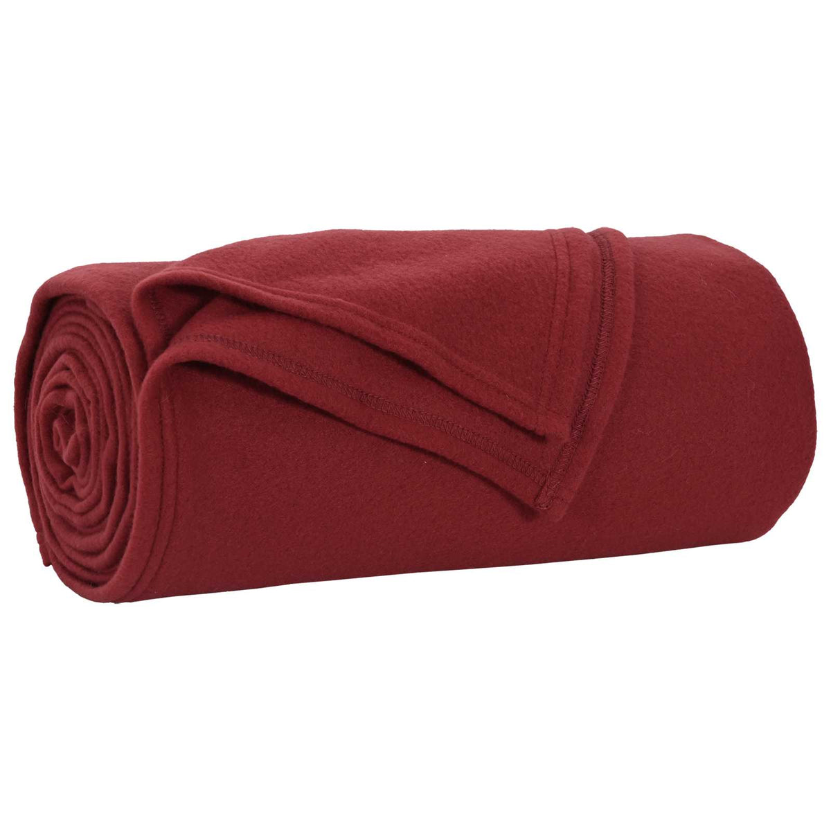 Vidaxx Überwurfdecke bordeauxrot 240 x 220 cm Fleece
