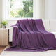 Vidaxl Überwurfdecke Lila 240 x 220 cm Fleece