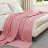 Vidaxl Überwurfdecke rosa 240 x 220 cm Fleece