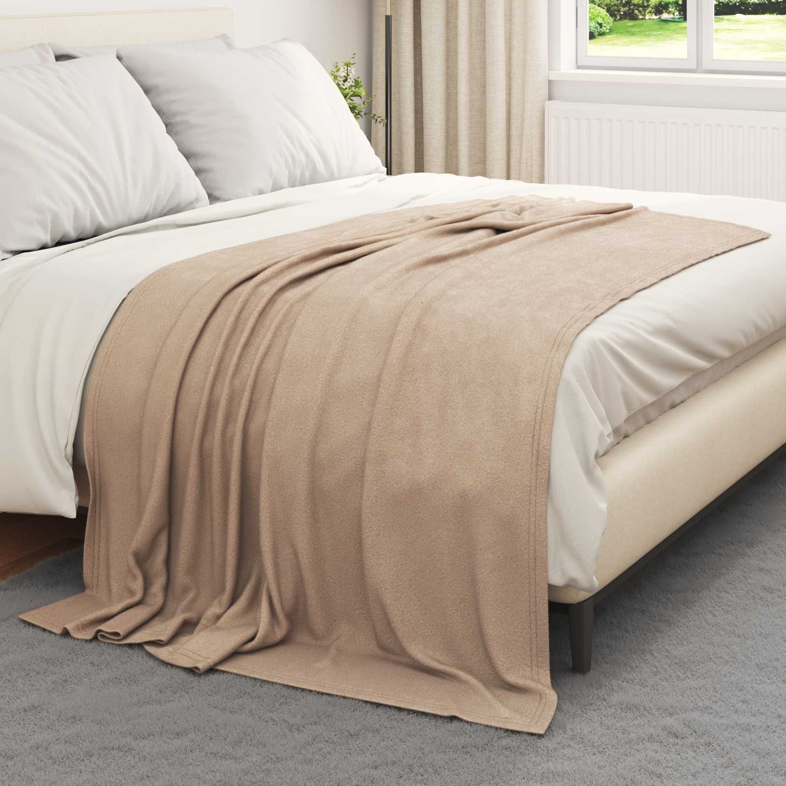Vidaxl-Teppiche 6 Stück Kamel 200 x 150 cm Fleece