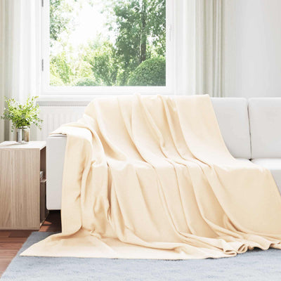 Vidaxl-Teppiche 6 Stück Creme 240 x 220 cm Fleece