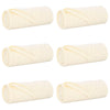 Vidaxl-Teppiche 6 Stück Creme 270 x 240 cm Fleece