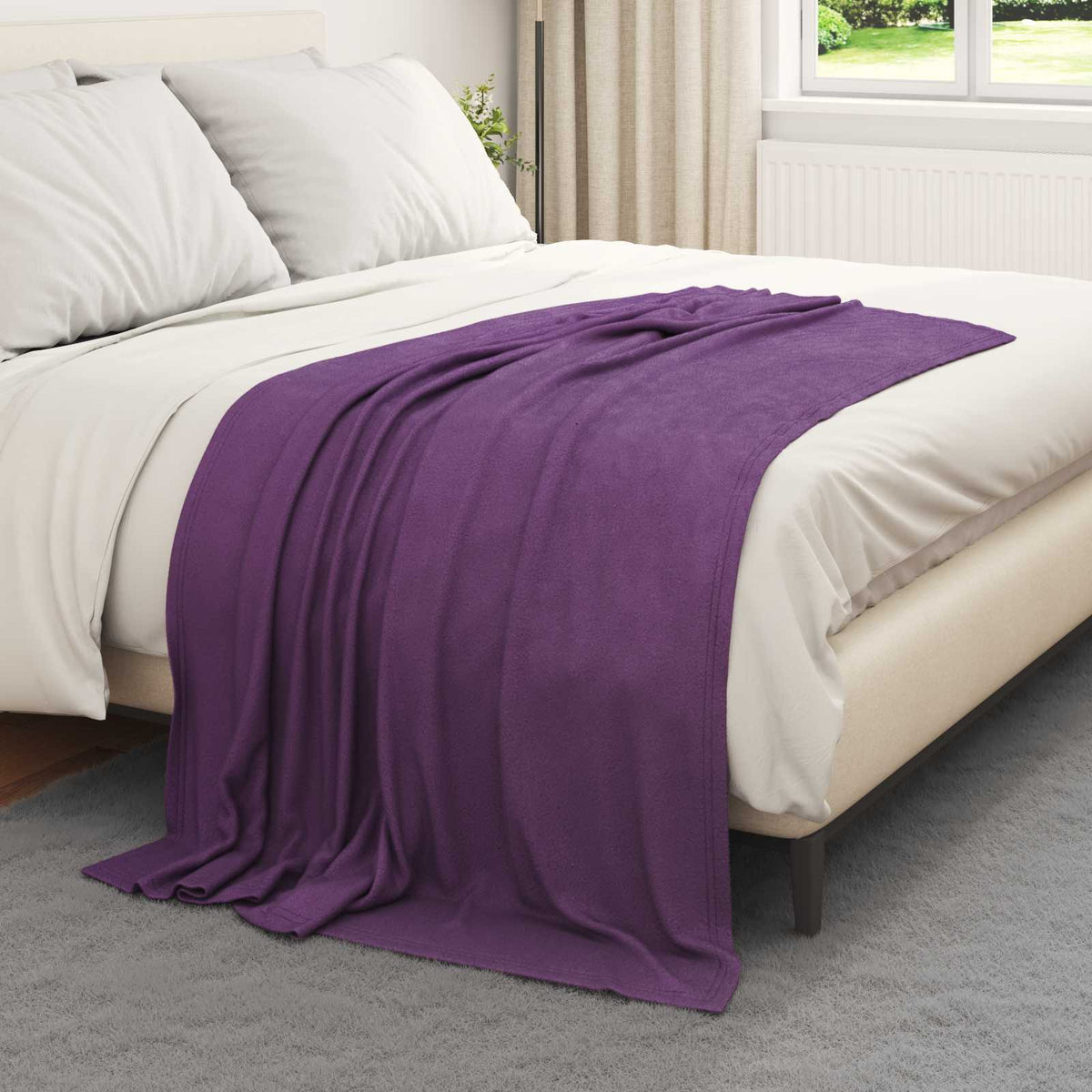 Vidaxl-Teppiche 6 Stück lila 170 x 130 cm Fleece