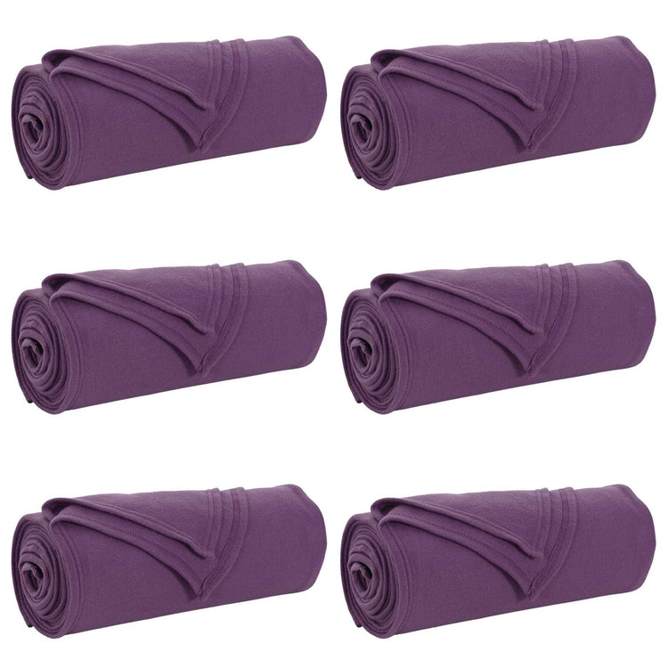 Vidaxl-Teppiche 6 Stück lila 170 x 130 cm Fleece
