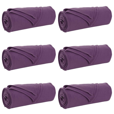 Vidaxl-Teppiche 6 Stück lila 240 x 220 cm Fleece
