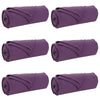 Vidaxl-Teppiche 6 Stück lila 270 x 240 cm Fleece
