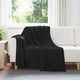 VidaXL Teppiche 24 Stück schwarz 200 x 150 cm Fleece