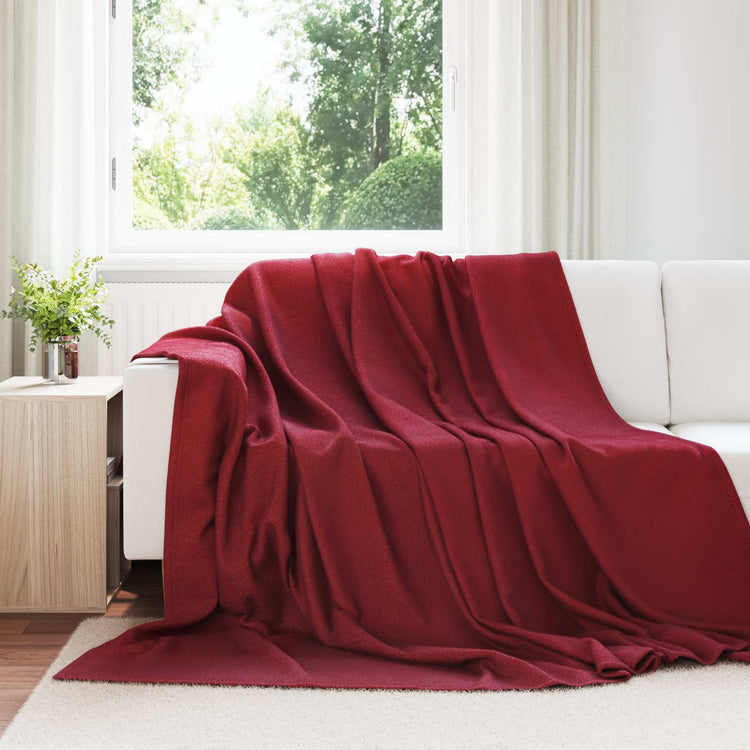VidaXL Teppiche 24 Stk. Burgunderrot 240 x 220 cm Fleece