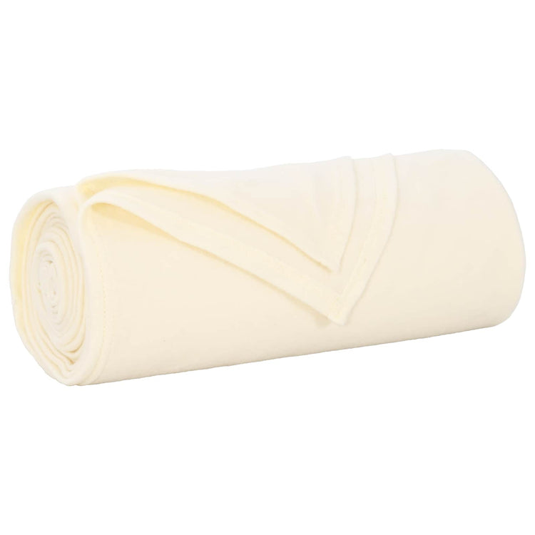 VidaXL Teppiche 24 Stück Creme 270 x 240 cm Fleece