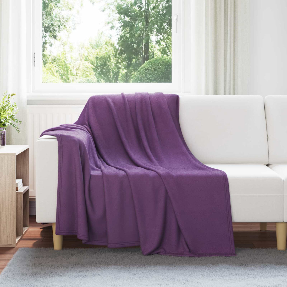 Vidaxl-Teppiche 24 Stück lila 200 x 150 cm Fleece