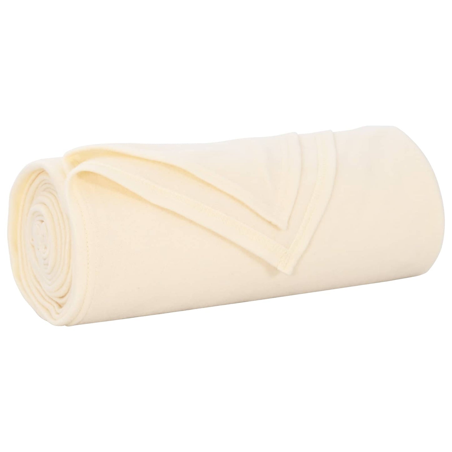 Vidaxl Überwurfdecke Creme 350 x 270 cm Fleece