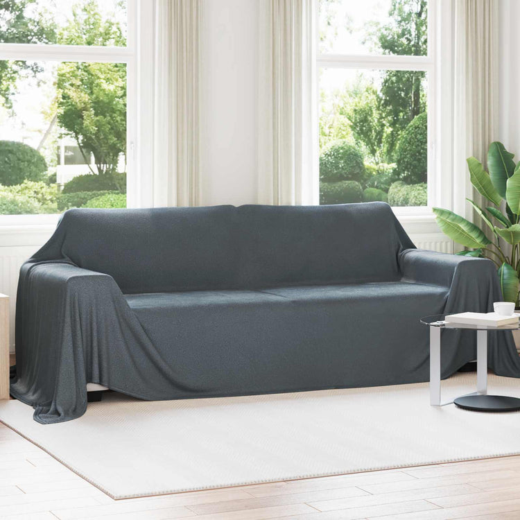 Vidaxl Überwurfdecke dunkelgrau 350 x 270 cm Fleece