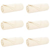 VidaXL Teppiche 6 Stück Creme 210 x 140 cm Fleece