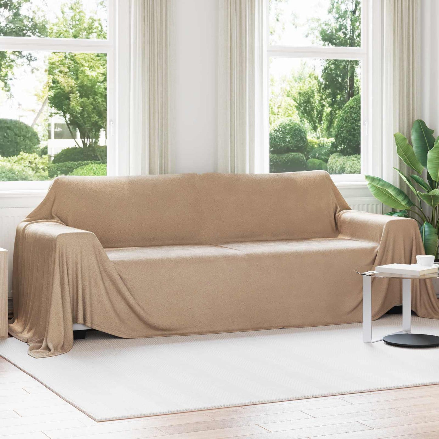 VidaXL Teppiche 6 Stück Kamel 350 x 270 cm Fleece