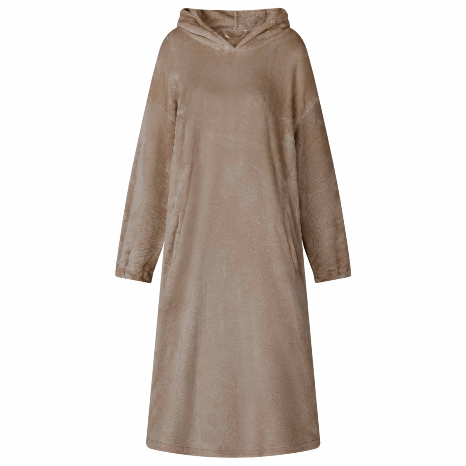 Vidaxl Decke Hoodie Kamelflanell