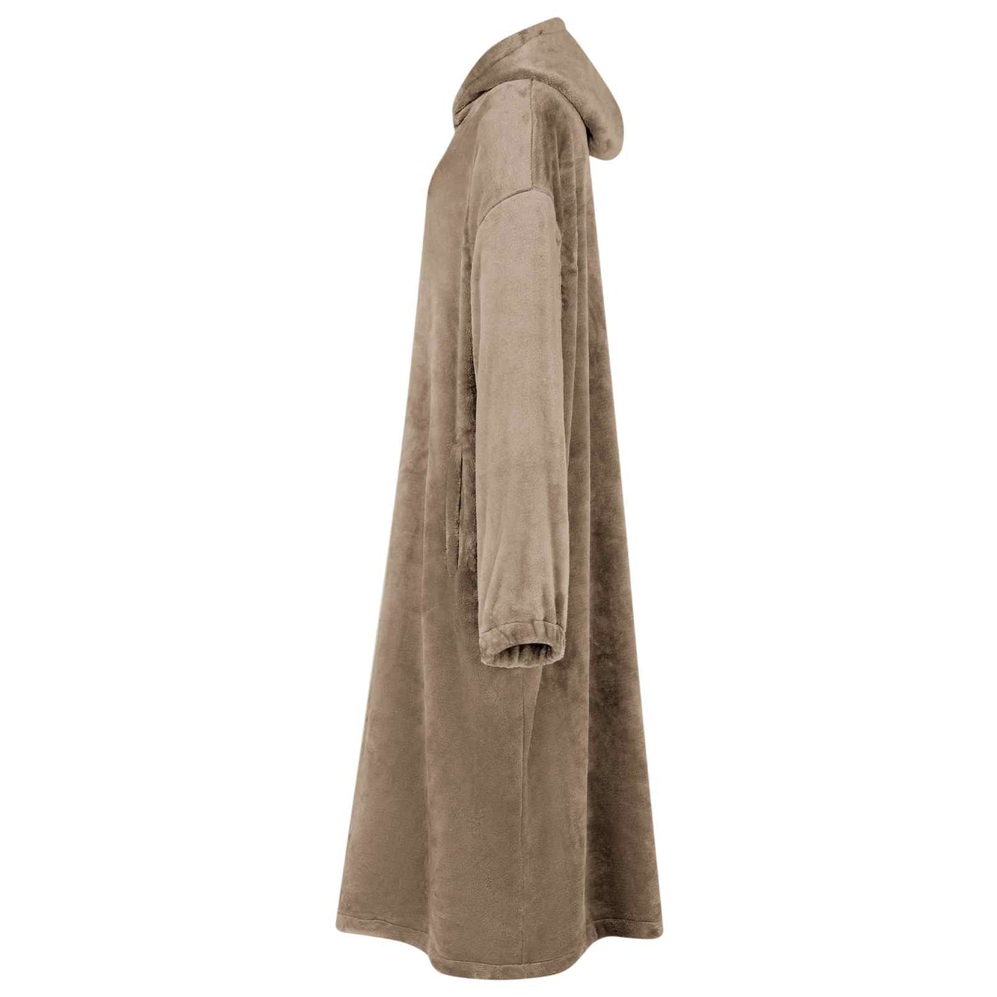 Vidaxl Decke Hoodie Kamelflanell