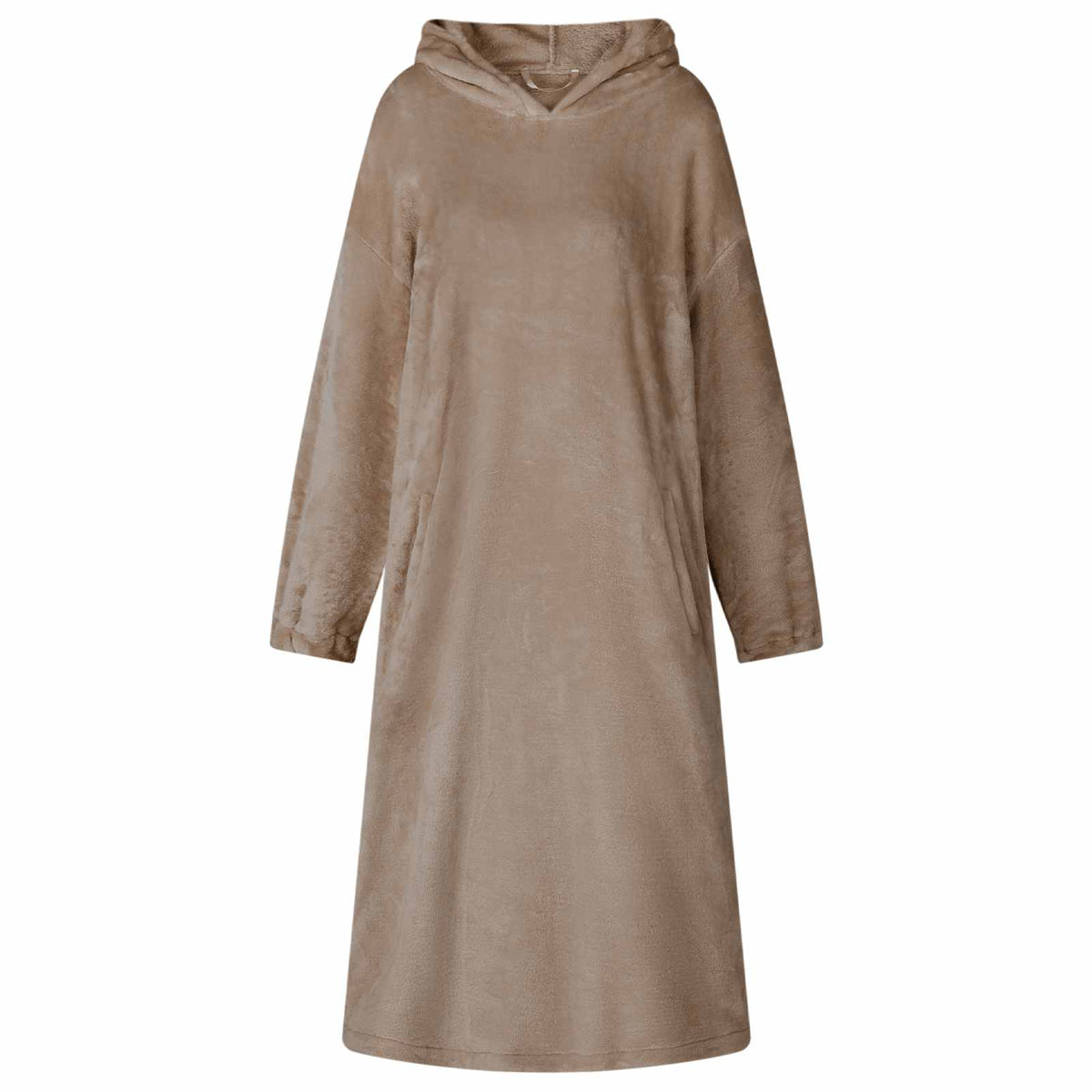 Vidaxl Decke Hoodie Kamel L Flanell