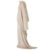Vidaxl Decke Hoodie beige aus Flanell
