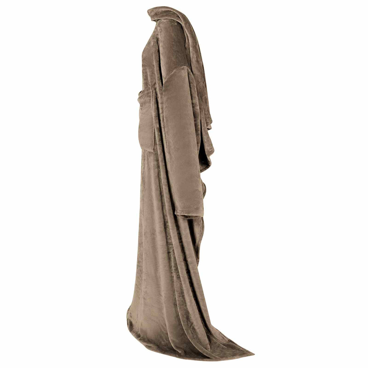 Vidaxl Decke Hoodie Kamel f Flanell