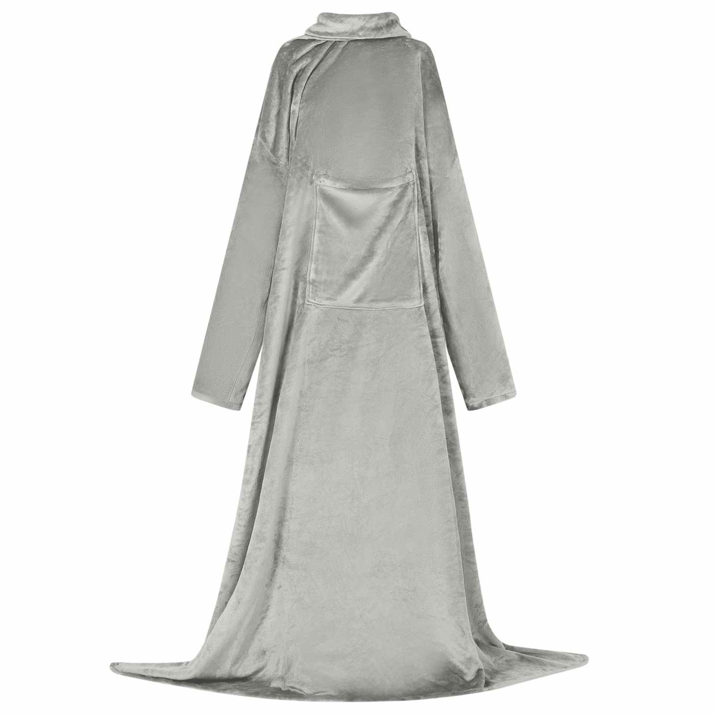 Vidaxl Decke Hoodie grau aus Flanell