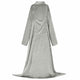 Vidaxl Decke Hoodie grau aus Flanell