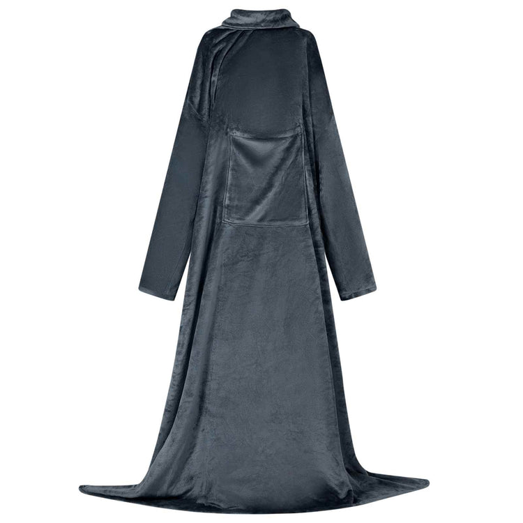 VidaXL Decke Hoodie Marineblau aus Flanell