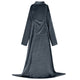 VidaXL Decke Hoodie Marineblau aus Flanell