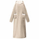Vidaxl Decke Hoodie beige l Fleece und Flanell