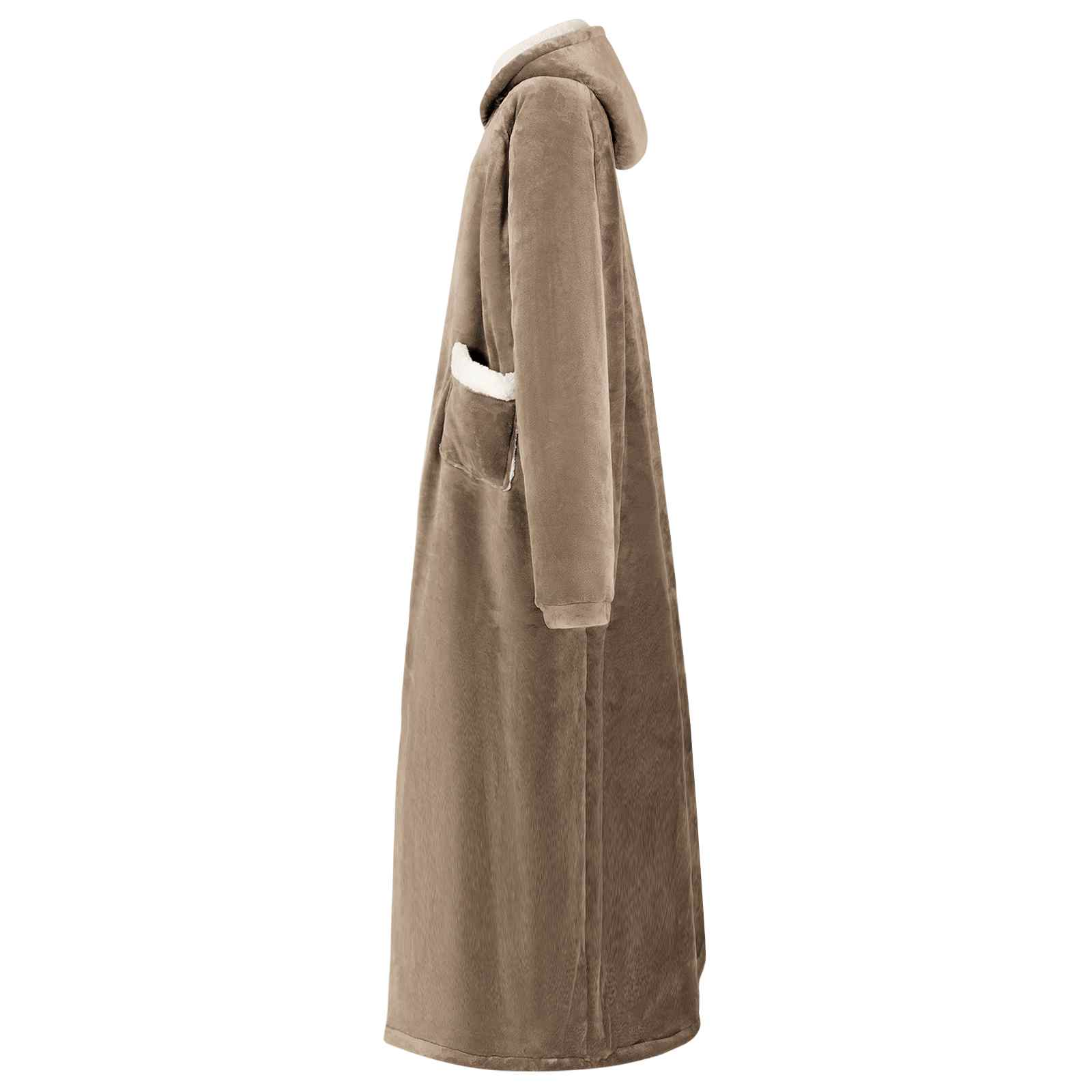 Vidaxx Decke Hoodie Kamel mit Fleece und Flanell