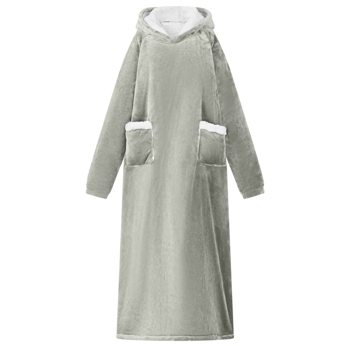 Vidaxx Decken-Hoodie grau mit Fleece und Flanell