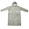 Vidaxl Decke Hoodie grau l Fleece und Flanell