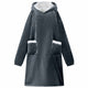 Vidaxx Decken-Hoodie Marineblau mit Fleece und Flanell