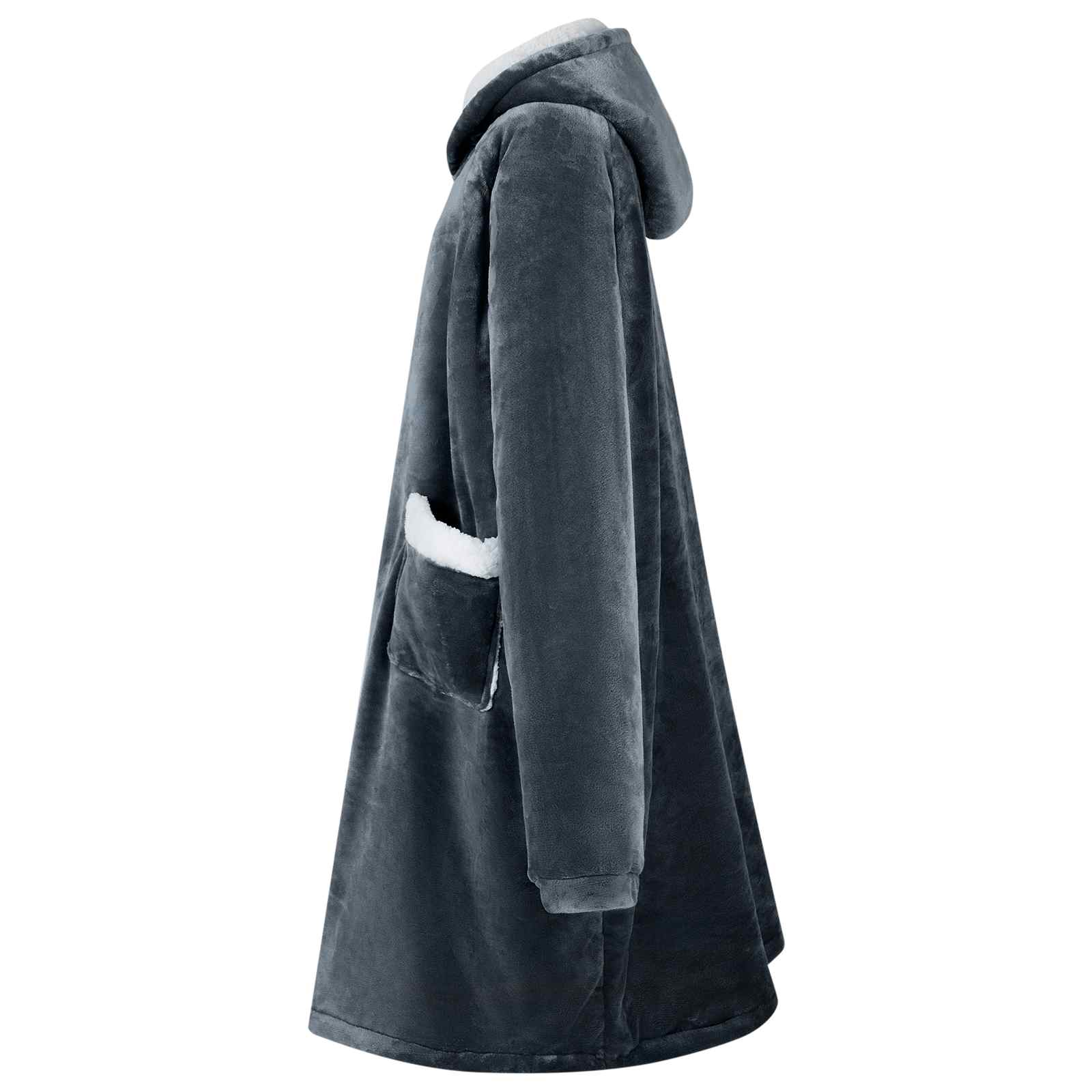 Vidaxx Decken-Hoodie Marineblau mit Fleece und Flanell
