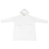 Vidaxl Decke Hoodie weiß l Fleece und Flanell