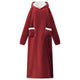 Vidaxx Decken-Hoodie bordeauxrot mit Fleece und Flanell