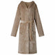 VidaXL Bademantel Hoodie Kamel xxxl Flanell
