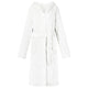 VidaXL Bademantel Hoodie weiß s Flanell