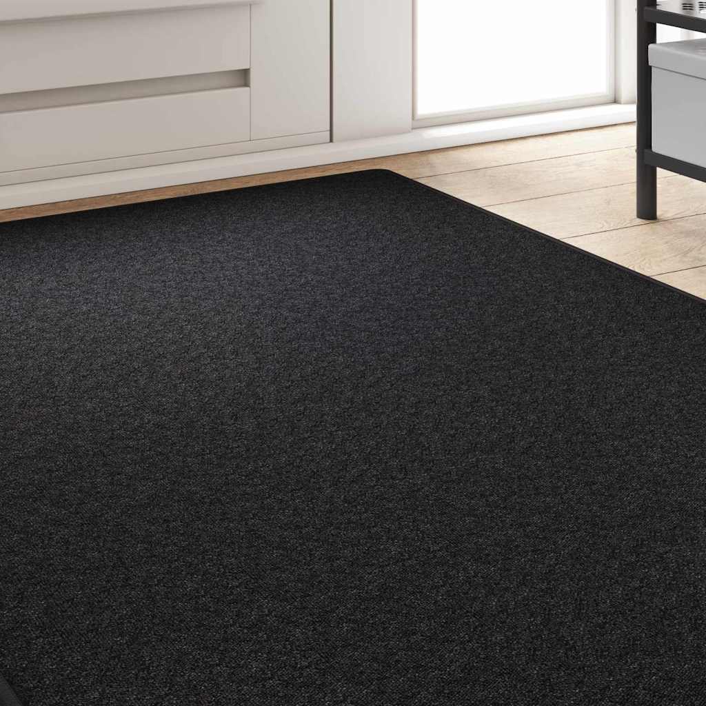 Vidaxl Teppichläufer Anthrazit 100 x 250 cm 100 % Polypropylen