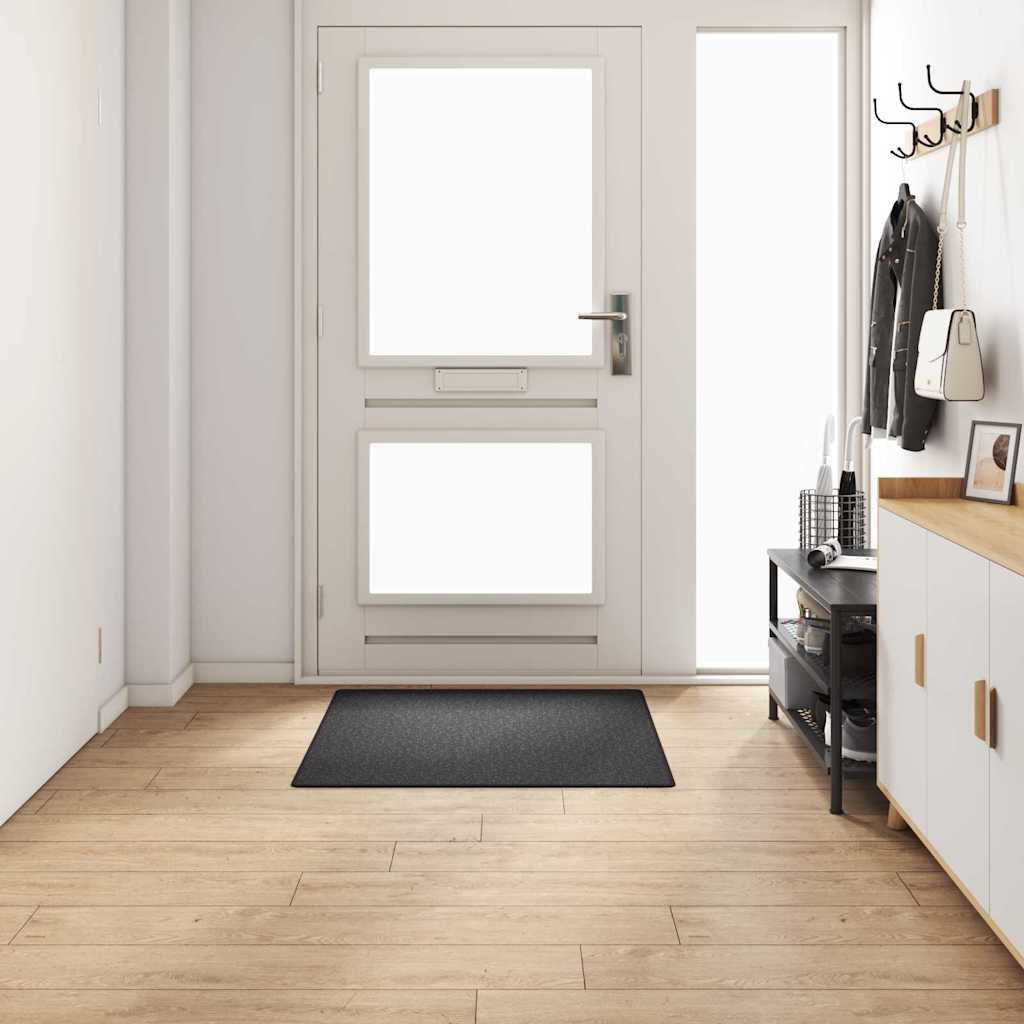 Vidaxl Teppichläufer dunkelgrau 100 x 100 cm 100 % Polypropylen