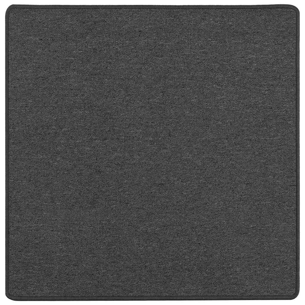 Vidaxl Teppichläufer dunkelgrau 100 x 100 cm 100 % Polypropylen