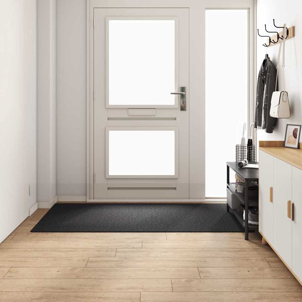 Vidaxl Teppichläufer dunkelgrau 100 x 200 cm 100 % Polypropylen