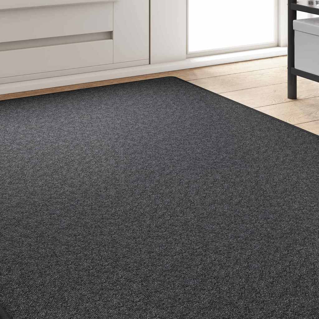 Vidaxl Teppichläufer dunkelgrau 100 x 300 cm 100 % Polypropylen