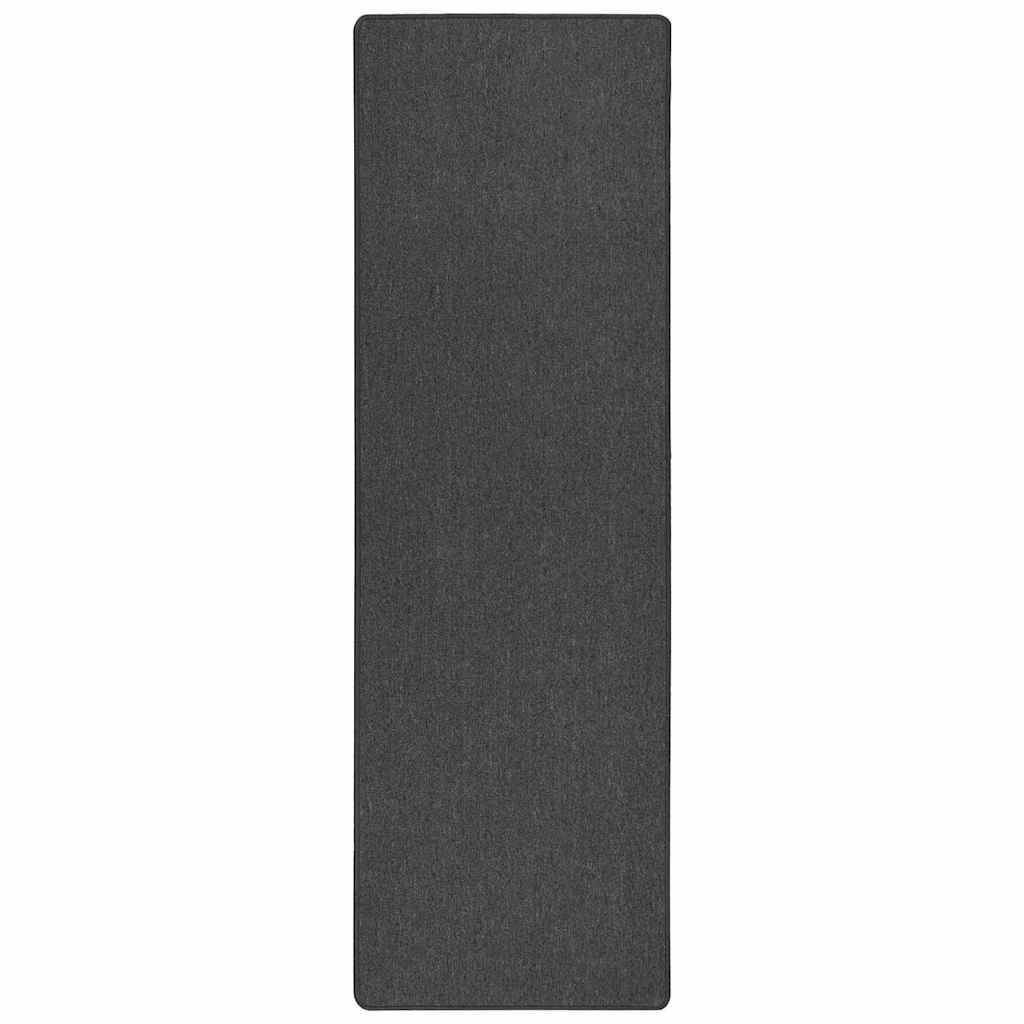 Vidaxl Teppichläufer dunkelgrau 100 x 300 cm 100 % Polypropylen