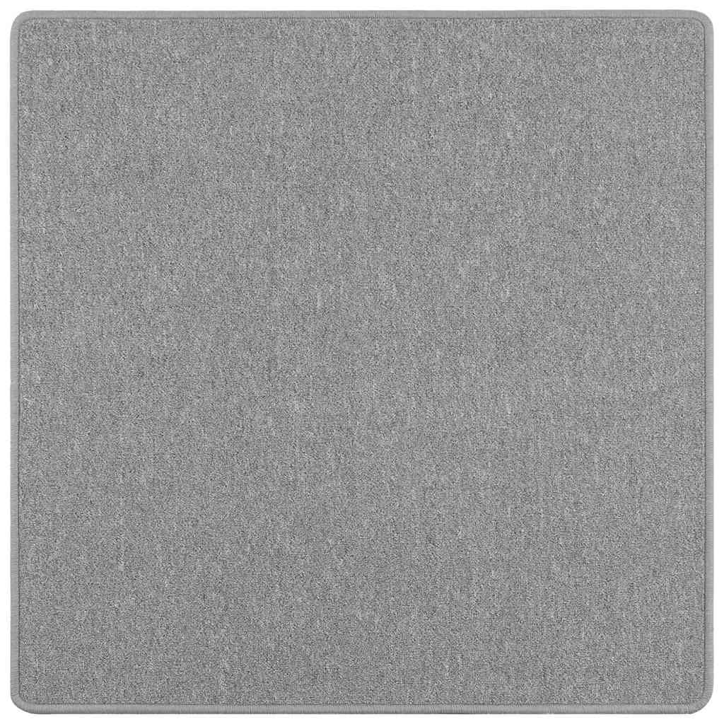 Vidaxl Teppichläufer hellgrau 100 x 100 cm 100 % Polypropylen