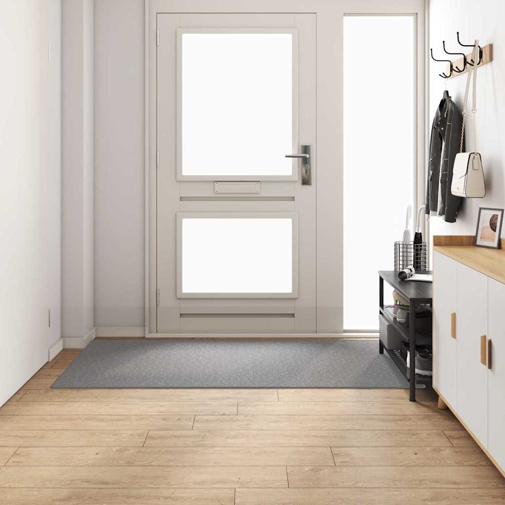 Vidaxl Teppichläufer hellgrau 100 x 200 cm 100 % Polypropylen