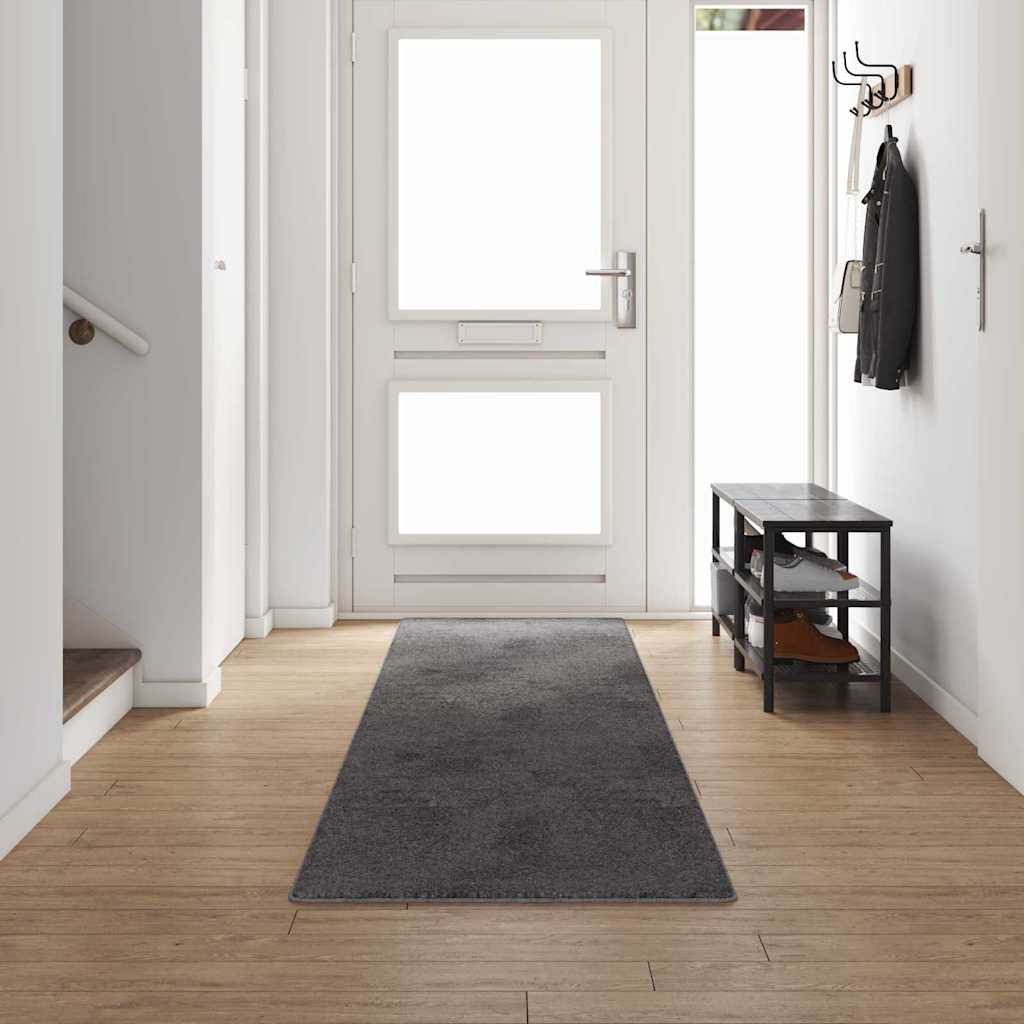 Vidaxx Teppichläufer grau 80 x 500 cm 100 % Polypropylen-Tuft