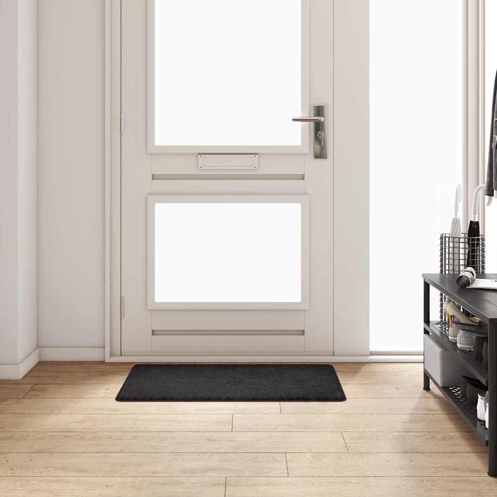 Vidaxx Teppichläufer Schwarz 50 x 100 cm 100 % Polypropylen-Tuft